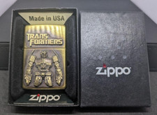Usado, Isqueiro Zippo Transformers robô escultura 3D lado único com caixa faísca confirmada comprar usado  Enviando para Brazil