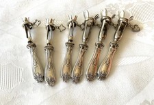 Conjunto de suporte de osso francês antigo de prata esterlina Puiforcat 6/cv comprar usado  Enviando para Brazil