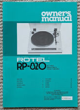 Rotel 820 turntable for sale  UK