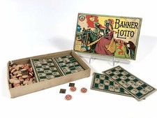 1920's BANNER LOTTO COMPLETE Caixa de Jogo Infantil || Early Parker Brothers Inc. comprar usado  Enviando para Brazil