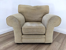 Armchair beige waffle for sale  BRISTOL