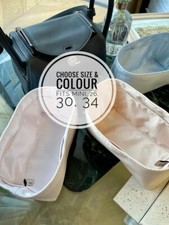 INSERÇÃO DE BOLSA Organizador de Cetim Ajuste para Bolsa Hermes Lindy Escolha o tamanho mini, 26, 30, 34 comprar usado  Enviando para Brazil