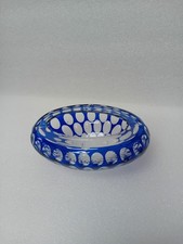 Bohemian overlaid blue for sale  LONDON