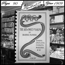 1909 The Art Of Sweet Making Vintage Cook Book 90 Pages comprar usado 1909 The Art Of Sweet Making Vintage Cook Book 90 Pages comprar usado  Enviando para Brazil