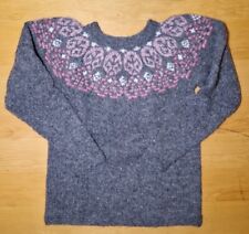 Grauer islandpulli rosa gebraucht kaufen  Regensburg