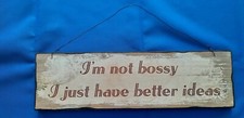 Plaque humoristique anglais d'occasion  Le Pecq