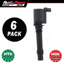 Pacote com 6 bobinas de ignição NGK compatíveis com Ford Falcon BA BF, Territory SX SY 4.0L | U5138 comprar usado  Enviando para Brazil