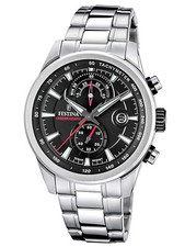FESTINA Herren-Chronograph Stahl/Schwarz Chrono F20694/6 comprar usado  Enviando para Brazil