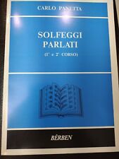 Carlo panetta solfeggi usato  Sulmona