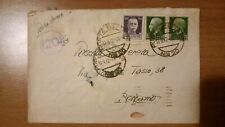 Storia postale fronte usato  Milano