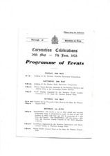 Royal memorabilia. leaflet for sale  YORK