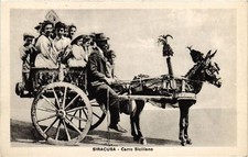 CPA SIRACUSA Carro Siciliano ITÁLIA (468869) comprar usado  Enviando para Brazil
