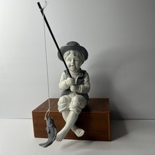 Boy fishing statue for sale  Nutley