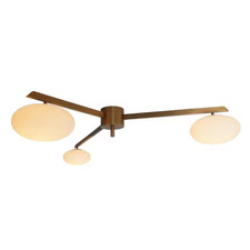 Candelabro Three Globe Bronze Sputnik feito à mão teto Y latão italiano nivelado Mou comprar usado  Enviando para Brazil