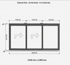 Aluminium sliding patio for sale  MAIDSTONE