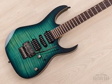 2000 Ibanez J. Bordo Flamejante Personalizado RG1880 Preto Azul Sunburst HSH AAA+ comprar usado  Enviando para Brazil