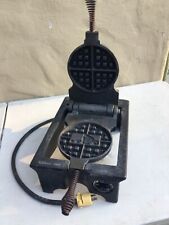 Máquina de fazer waffle vintage RUGGEDI ferro fundido semi caminhão caminhoneiro cafeteria OG comprar usado  Enviando para Brazil