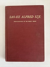 Sao-Ke Alfred Sze, reminiscences of his early years 1962, usado comprar usado  Enviando para Brazil