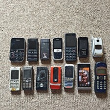 Job Lot Of 14 x Mobile Phones For Spares Or Repairs Gold Recovery scrap parts segunda mano  Embacar hacia Mexico