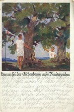 Ansichtskarte darum eichenbaum gebraucht kaufen  Eggenstein-Leopoldshafen