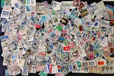 Gros lot timbres d'occasion  France