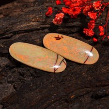 Opala Monarch esterlina fina oval 45X17X3 mm 29,00 cts., usado comprar usado  Enviando para Brazil