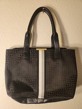 🔥Tommy Hilfiger Bolsa de Ombro de Lona Preta Bolsa Tote🔥 comprar usado  Enviando para Brazil