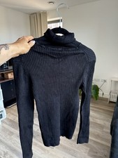 Black turtleneck cotton for sale  LONDON