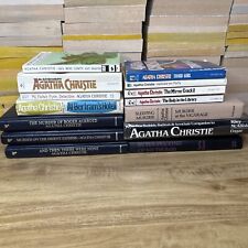 Lot of 14 Agatha Christie Hardcover Softcover 3 leatherette Vintage comprar usado  Enviando para Brazil