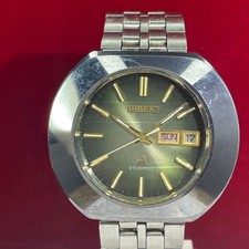 Raro anos 70 ORIENT Chrono Ace sem riscos estojo de liga super dura trabalho automático com vento comprar usado  Enviando para Brazil