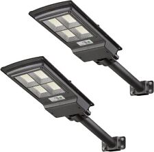 Pacote com 2 luzes de rua solares LED 300W, IP65 à prova d'água, 12000mAH KH-YT100-2-2 comprar usado  Enviando para Brazil