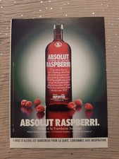 Usado, Publicité de presse Vodka Absolut Raspberri De 2005 - Old paper advertisement comprar usado  Enviando para Brazil