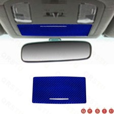 Luzes de leitura de teto de fibra de carbono azul painel tampa acabamento para 2015-21 Toyota Hilux comprar usado  Enviando para Brazil