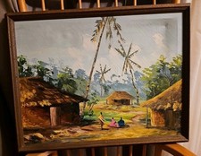 Village scene african for sale  Browns Valley