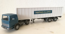 WIKING 1:87 Mercedes MB LP 1620 Container - Sattelzug Hapag Lloyd comprar usado  Enviando para Brazil