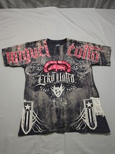 Camiseta Ecko Unltd Masculina Miguel Cotto MMA Grunge Y2K Cinza Gráfica Destemida Tamanho M, usado comprar usado  Enviando para Brazil