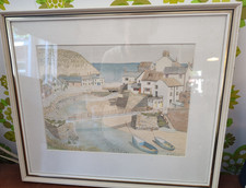 Stunning framed watercolour for sale  HEBDEN BRIDGE