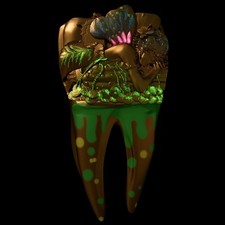2025 Camarões 2 oz Prata Ouro Dourado Fairy Kingdom Series The Tooth Fairy UV, usado comprar usado  Enviando para Brazil