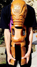 Impressionnant tiki polynésie d'occasion  Étampes