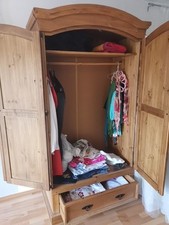 Kleiderschrank massivholz gebraucht kaufen  Moers