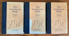 Interlinear bible hebrew for sale  Ruston