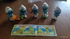 Smerfy Kinder Niespodzianka Smurfs Gardeners 2002 Kinder Suprise Toys na sprzedaż  PL