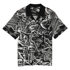 Camisa preta Santa Cruz O'Brien Purgatory AOP, usado comprar usado  Enviando para Brazil