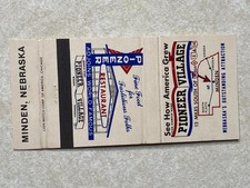 Capa Matchbook Vintage Y311 Pioneer Village Restaurant Minden Nebraska NE comprar usado  Enviando para Brazil