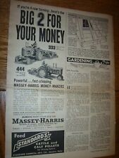 Vintage massey harris for sale  Three Rivers