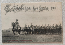 Cartolina reggimentali carabin usato  Morra de Sanctis