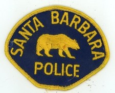 Usado, CALIFÓRNIA CA SANTA BARBARA POLÍCIA BOM ANTIGO REMENDO DE OMBRO VINTAGE XERIFE comprar usado  Enviando para Brazil