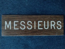Ancienne plaque signalétique d'occasion  La Bruffière