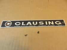 Clausing model 16st for sale  Pottstown