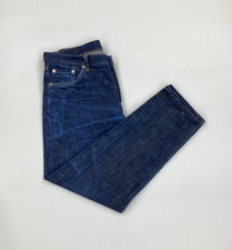 Jeans masculino Edwin azul escuro lavagem W34 L28 regular afunilado selvedge Japão denim B, usado comprar usado  Enviando para Brazil